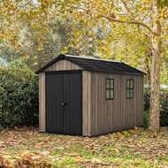 Keter Apex Newton plus - Ashwood - Build Either 7.5 X 11ft or 11 X 7.5ft Shed.