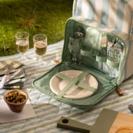 Insulated Picnic Backpack Blue