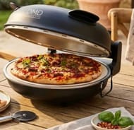 Electric 12-Inch Pizza Oven with Stone Base, Accessories, 1200W