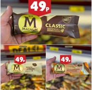 Individual Magnum Ice Creams - Classic, White Choc, Gold Caramel Billionaire