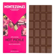 Montezuma's Hot Pickle Milk Chocolate with Chilli and Lime 90g