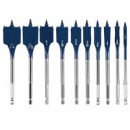 Bosch Daredevil 10 Piece Spade Bit Set, Blue