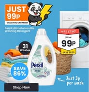 Persil Ultimate Fresh & Mild Non Bio Laundry Washing Detergent 837ml - 31 Washes