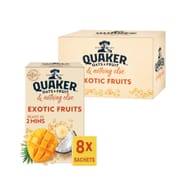 Quaker Oat & Fruit Exotic Sachets 8 X 8 Pack