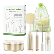 Bloomlet Baby Beige Foam Bottle Brush 4-in-1 Kit