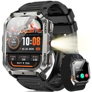 Blackview Military Smartwatch for Men: Long Battery, Bluetooth, IP68