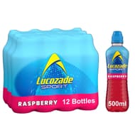 Lucozade Sport Raspberry Isotonic Drink 12 X 500ml