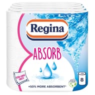 Regina XXL Absorb Kitchen Towels 8 Rolls per Pack (£9/£8.50 S&S)