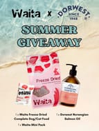 Win 1 Waita Dried Complete Food, Waita Mini Pack, Dorwest Norwegian Salmon Oil