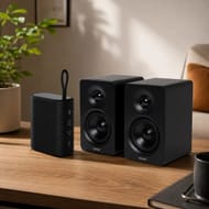 Maginon BS-3 and Edifier M60 Hi-Res Bluetooth Speaker Set