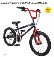 Zombie Plague 18 Inch Multicolour BMX Bike