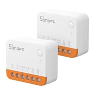 SONOFF MINIR4 Wi-Fi Smart Switch, 10A/2400W, 2-Pack, Alexa & Google