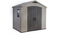 Keter Factor Apex Garden Storage Shed 8x6 Ft Beige/Brown