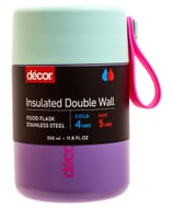 Dcor 350ml Kids Insulated Flask, Double Wall Stainless Steel, Purple
