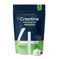 Creatine Monohydrate Powder 500g, Unflavoured, Micronized, Vegan, Gluten-Free, UK Made