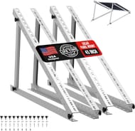 Adjustable Solar Panel Mounts with Foldable Tilt Legs