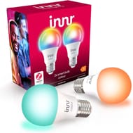 Innr Zigbee E27 Smart Bulb, 2-Pack, Dimmable, White & Colour