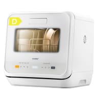 COMFEE Tabletop Dishwasher, 6+3 Programs, Steam, Baby and Fruit Wash