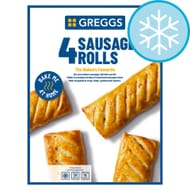 Greggs 4 Sausage Rolls 427g