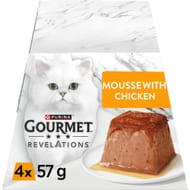 Gourmet Revelations Mousse Chicken Wet Cat Food 4x57g