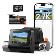 70mai 2.7K Dual Dash Cam with GPS, ADAS, Night Vision