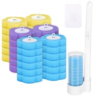 Saerryor Disposable Toilet Brush with 36 Refills and Holder