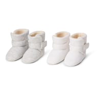 Amazon Essentials 2 Pairs Unisex Baby Booties (2 UK Child)