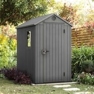 Keter Darwin Grey Apex Outdoor Garden Shed 6x4ft