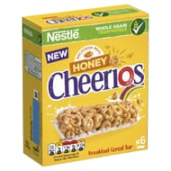 Nestl Honey Cheerios Cereal Bars, 6 X 22 G
