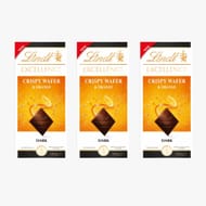 MULTIBUY Lindt Excellence Dark Chocolate Crispy Wafer & Orange