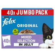 FELIX Original Mixed Selection in Jelly Wet Cat Food 40x85g