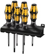 Wera 977/6 TORX Kraftform Chiseldriver Screwdriver Set, 6pc