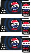 Pepsi Max No Sugar Cola Cans 24 X 330ml