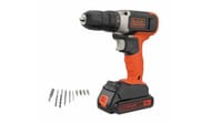 Black + Decker 18V Cordless Drill Driver with Access