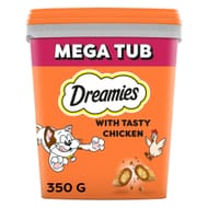 Dreamies Chicken Cat Treats, 2x350g Multipack
