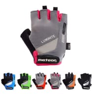 Meteor Fingerless Padded MTB Cycling Gloves Anti-Slip Pink