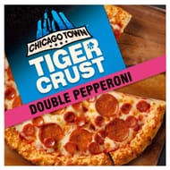 Chicago Town Tiger Crust Double Pepperoni Pizza 320g