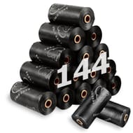AMFUN 12 Rolls, 144 Green Dog Poop Bags, Leak-Proof, Thick