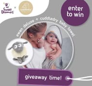 Win a Grey Ewan Deluxe plus a Grey Cuddledry Baby Bath Towel