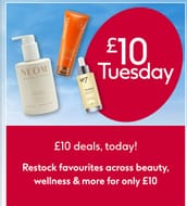 Boots £10 Tuesday Online Only