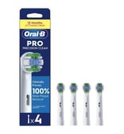 Oral-B Pro Precision Clean Toothbrush Heads 4 Pack
