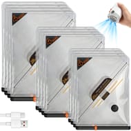 Rechargeable Cordless Pump Vacuum Storage Bags for Travel, 12-Pack