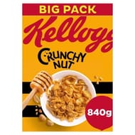 Kellogg's Crunchy Nut Breakfast Cereal 840g
