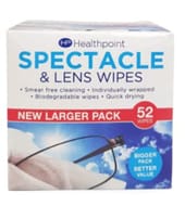 Healthpoint Spectacle & Lens Wipes