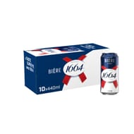 Kronenbourg 1664 Lager Beer 440ml Can Pack of 10