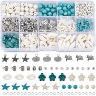 Ocean Turquoise Beads Kit: 14 Styles Gemstone Spacer Beads