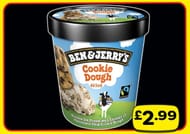 *INSTORE ONLY DEAL* Ben + Jerry's Cookie Dough - 465ml Tub