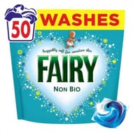 Fairy Non Bio PODS, 50 Washes 1030kg