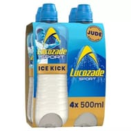 Lucozade SportDrink Ice Kick Jude Special Edition 4x500ml