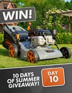 Win a Vonhaus 132cc Petrol Lawn Mower